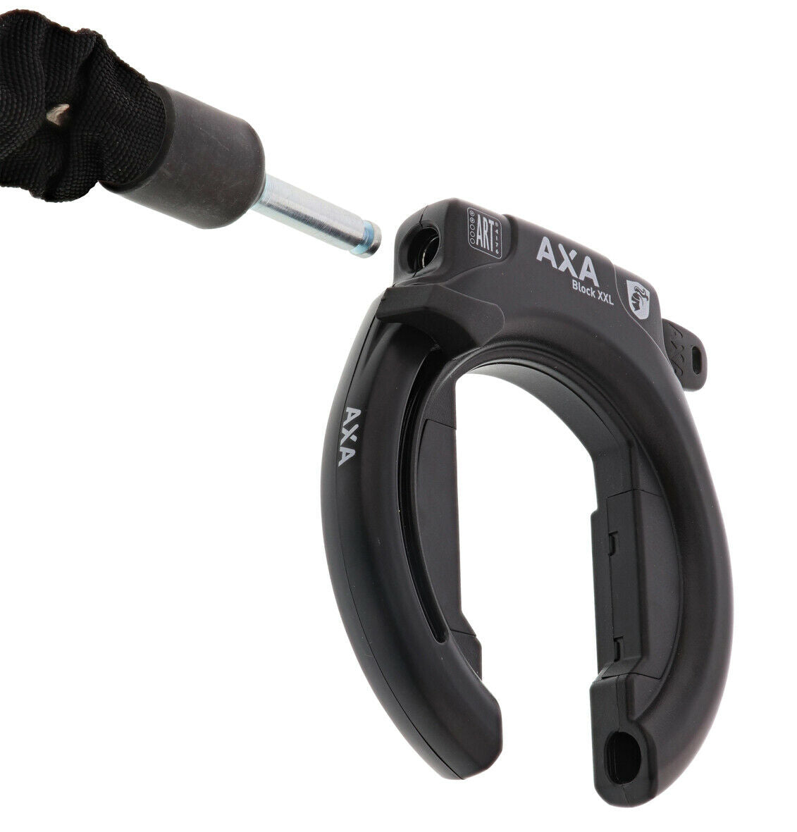fahrradschloss kette axa AXA Block XXL Rahmenschloss Fahrradschloss Extrabreit + Kette ULC 130 –  velohunter